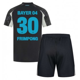 Bayer Leverkusen Jeremie Frimpong #30 Tredje Kläder Barn 2024-25 Kortärmad (+ Korta byxor)